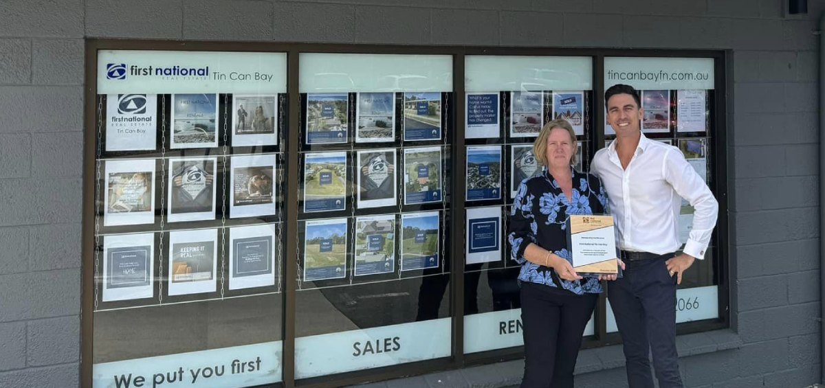 First National lands in Tin Can Bay Real Estate Business